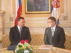 17 December 2012 The National Assembly Speaker and the Czech Prime Minister